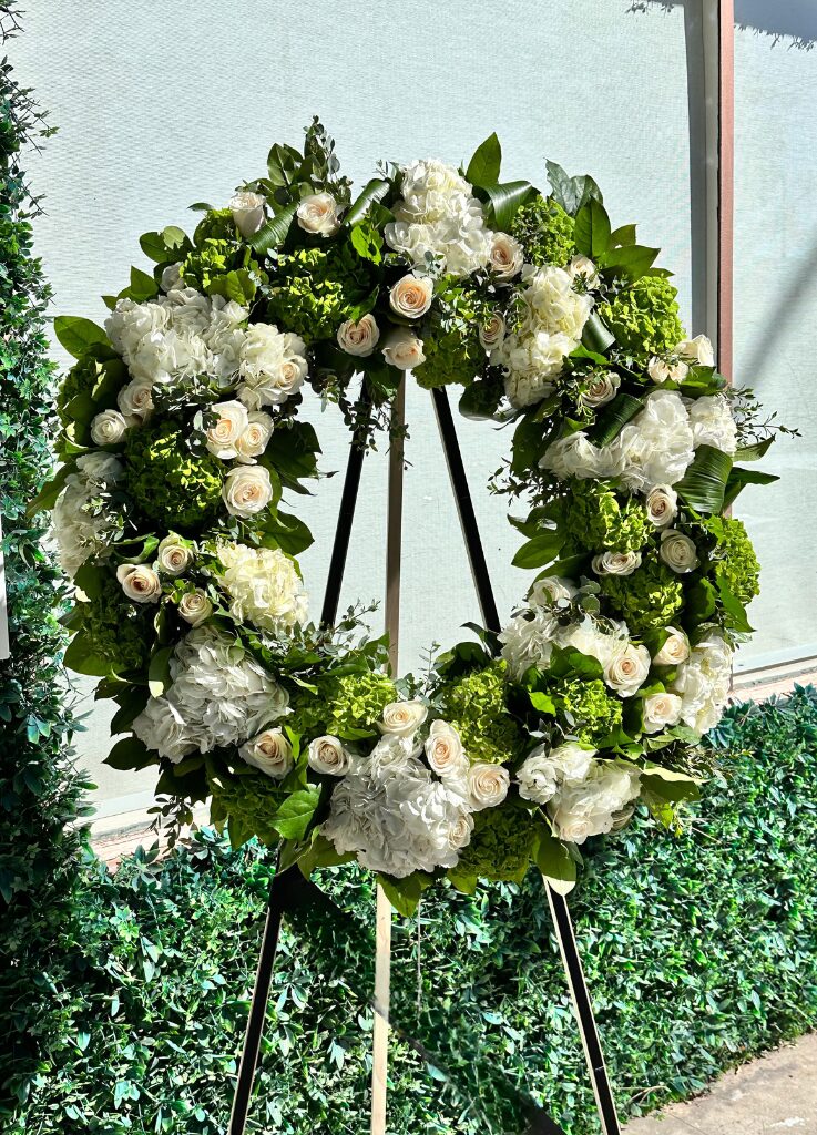 Harmony Garden - sympathy flower arrangement by Coral Path Designs, Los Angeles florist